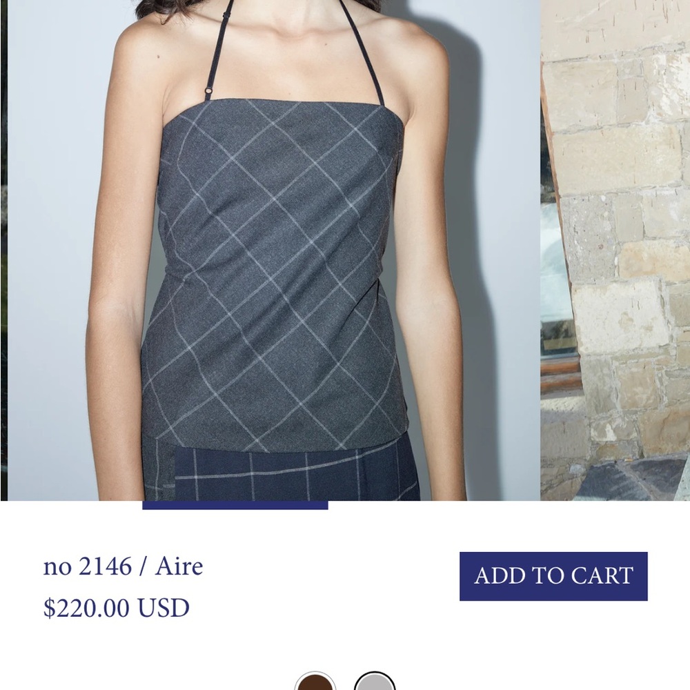 Paloma Wool Wool Blend Backless Aire Top